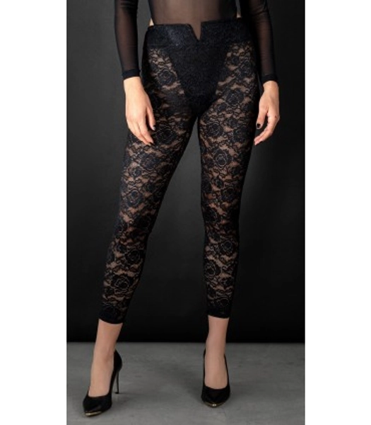 BLACK LACE PANTS