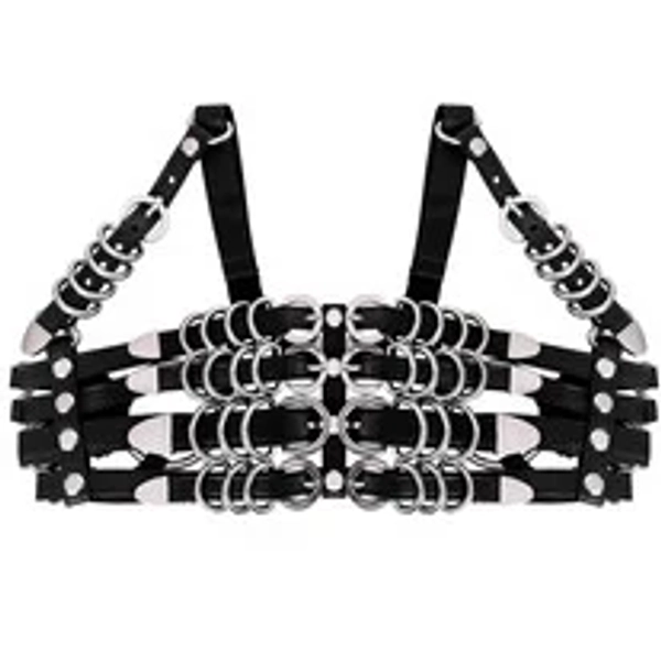 Uri Bra ( Black + Silver )