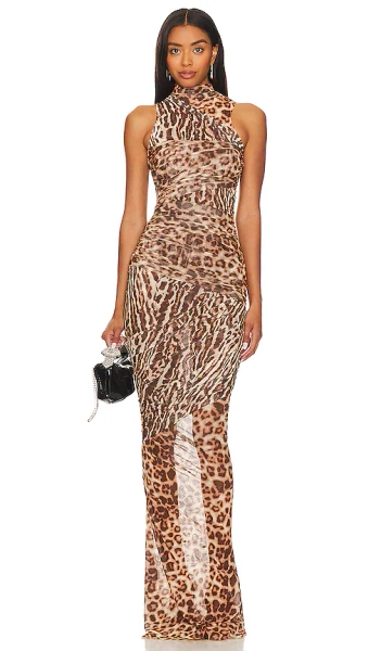 SEROYA Ronnie Dress in Brown. - size XXS (also in XS)