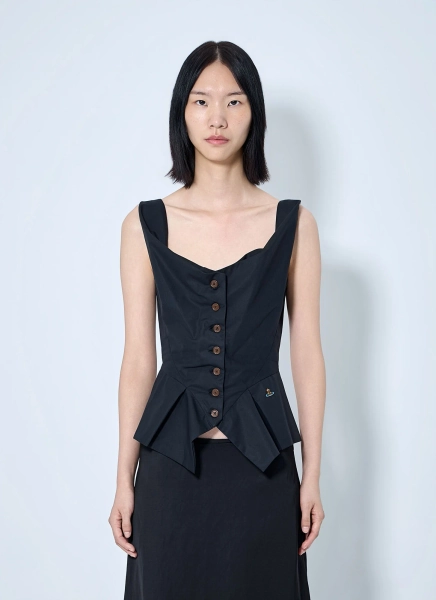 Vivienne Westwood Monday Vest - Woman Tops Black It - 38 38