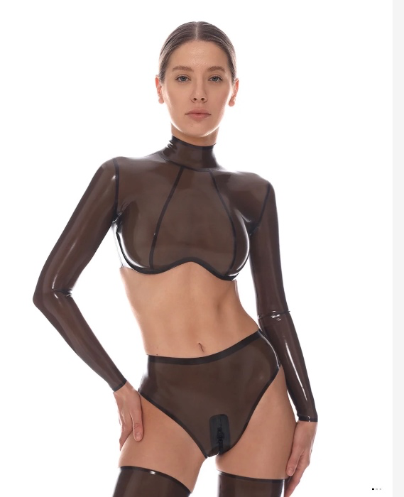 Anoeses latex custom top