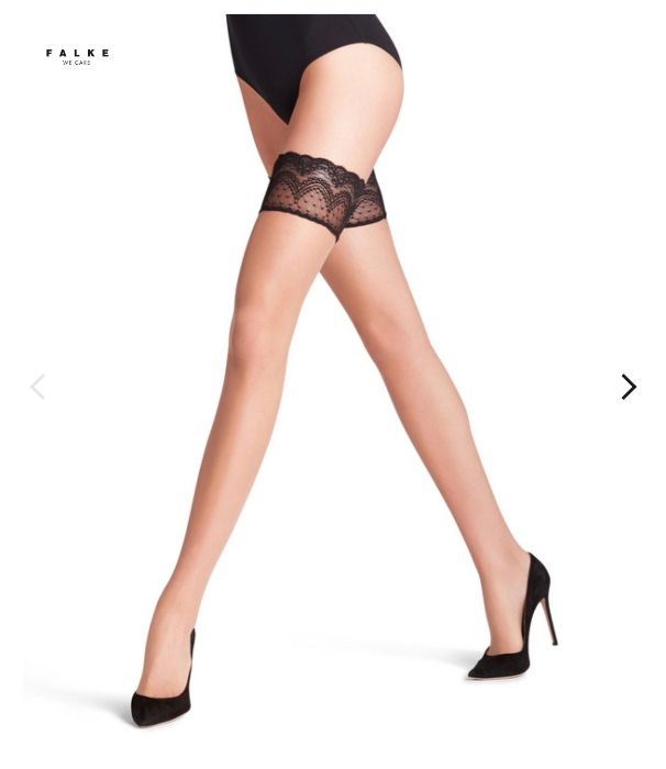 Falke lace stay up stockings