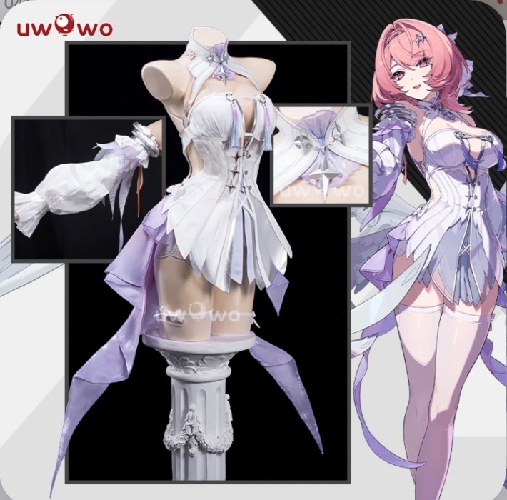 ZZZ Remielle White Angel Cosplay Costume - 【Pre-sale】S