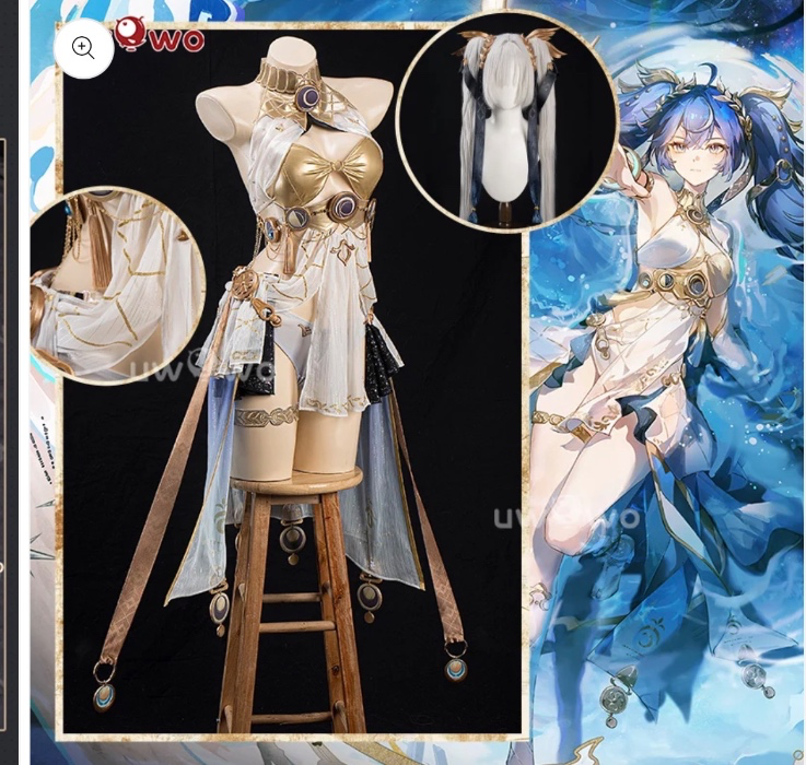 INSTOCK Uwowo Game Wuthering Waves WuWa Iuno Cosplay Costume - INSTOCK S