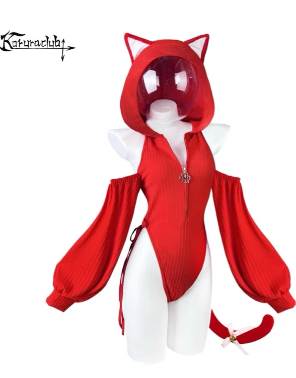 Christmas cat bodysuit