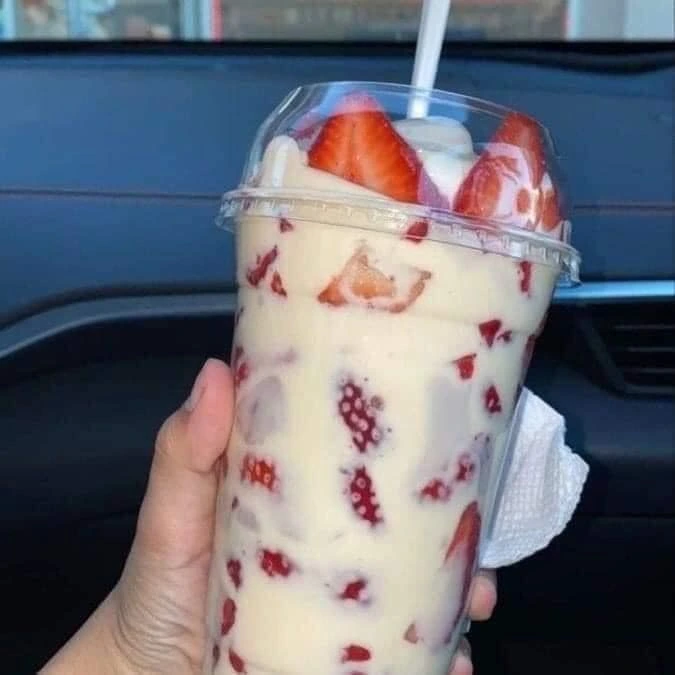 Fresas con crema