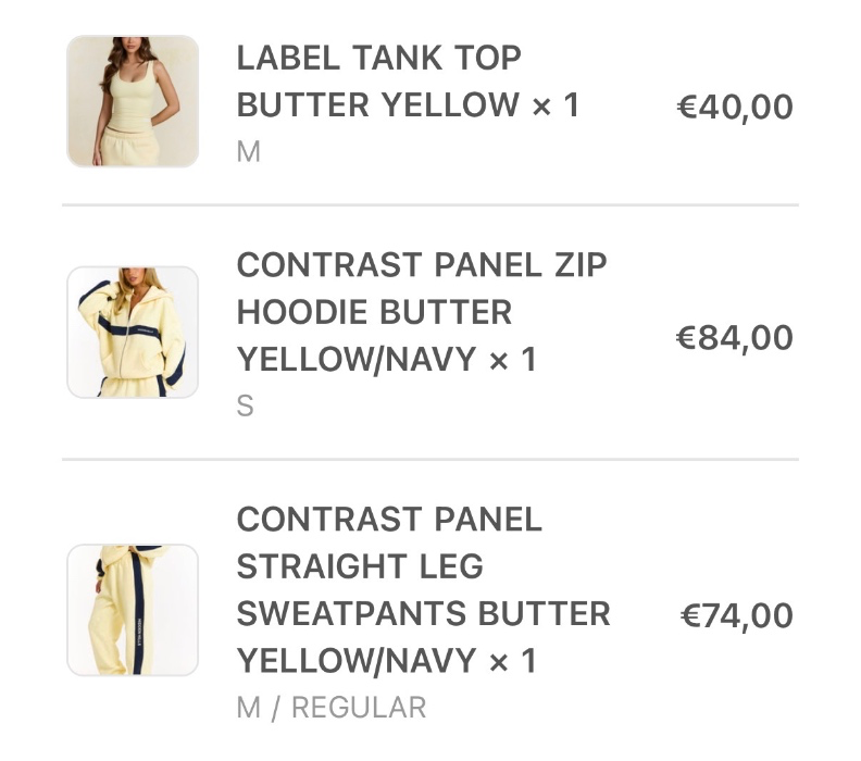 Nieuwe herfst outfit set 