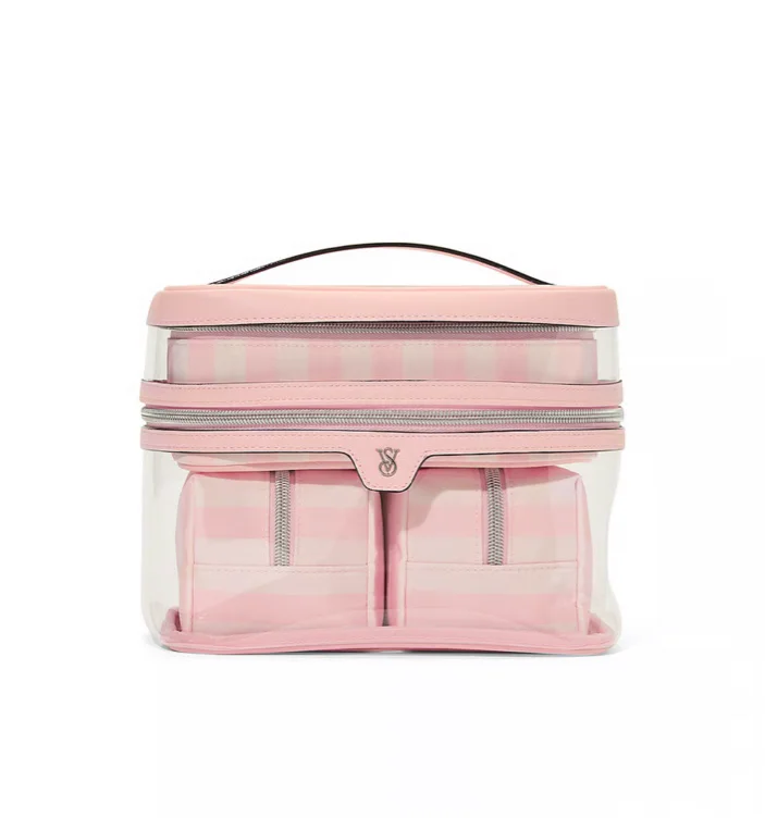 ♡︎ Heritage Stripe Makeup Bag