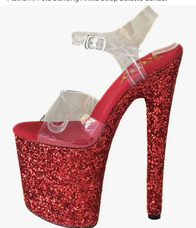 Platform dance heel