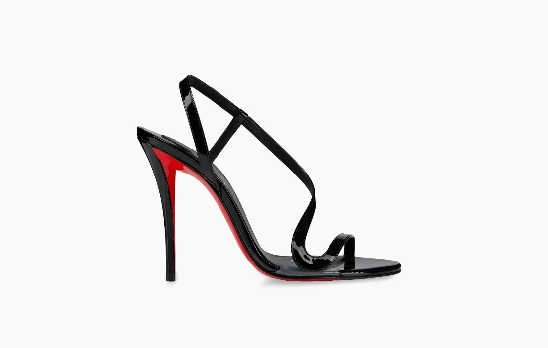 Christian Louboutin  Rosa Z Patent Leather 100MM Sandals
