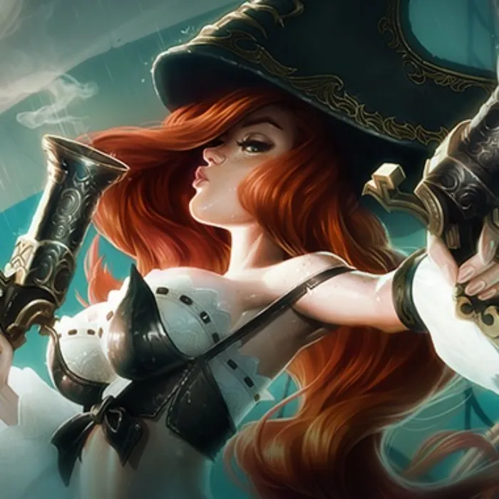 miss fortune cosplay ⪩ ⪨ ꠹