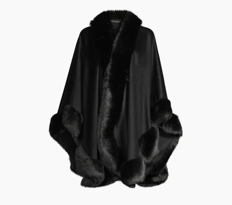 Sofia Cashmere cape 