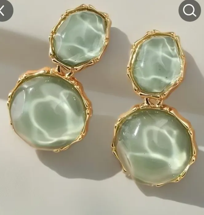 Green earings