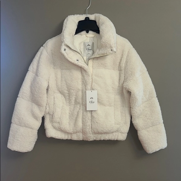 Cream Sherpa Puffer 
