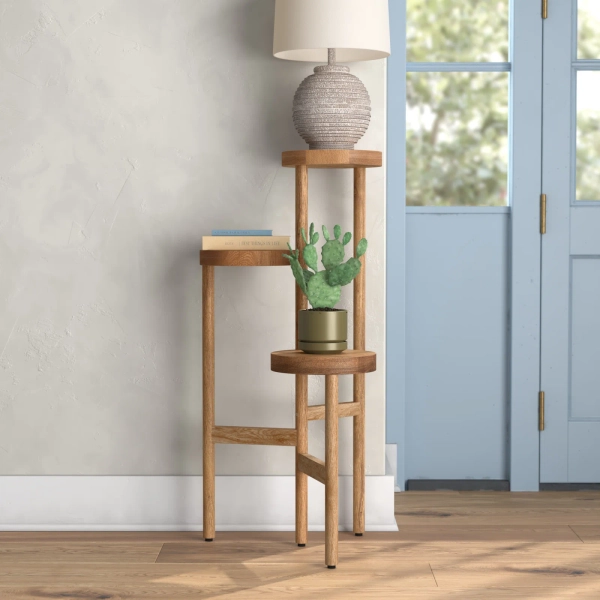 Lamarria Wooden Plant Stand