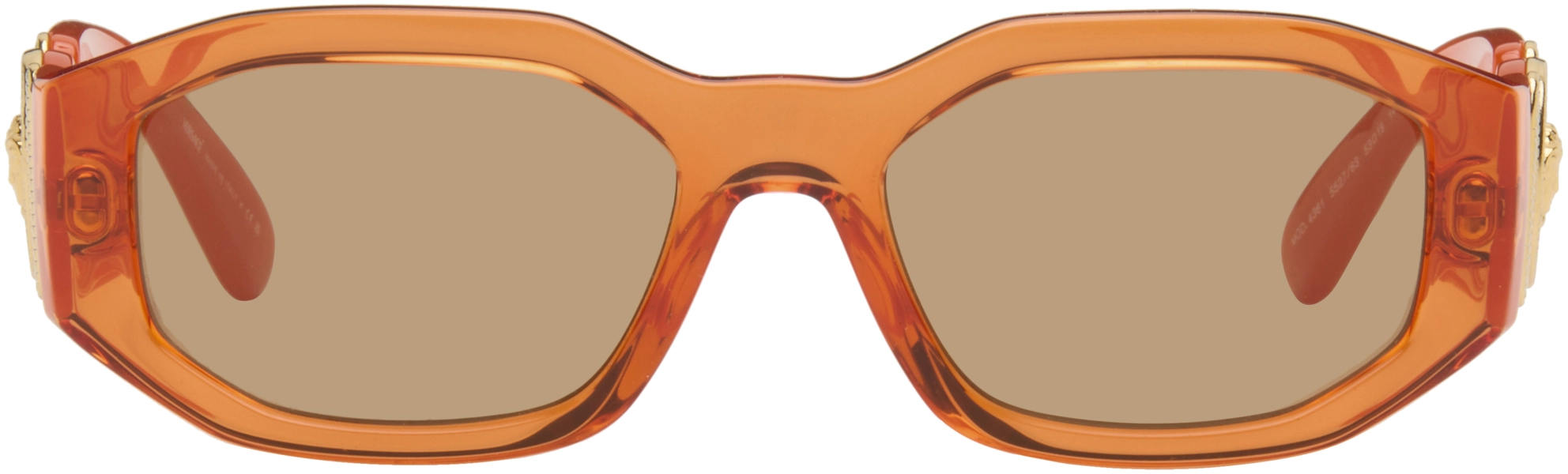 Orange Medusa Biggie Sunglasses
