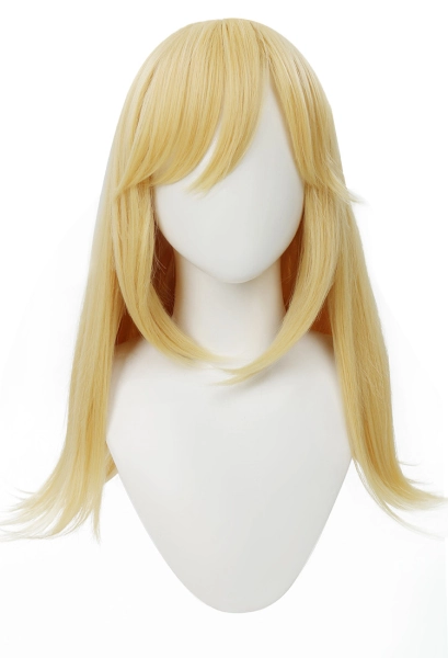 YGO DMG Cosplay Wig Long Straight Golden Wig