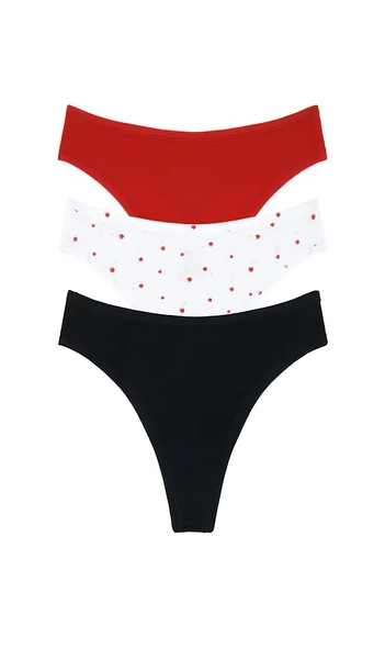 Cloud Cotton Thong 3 Pack