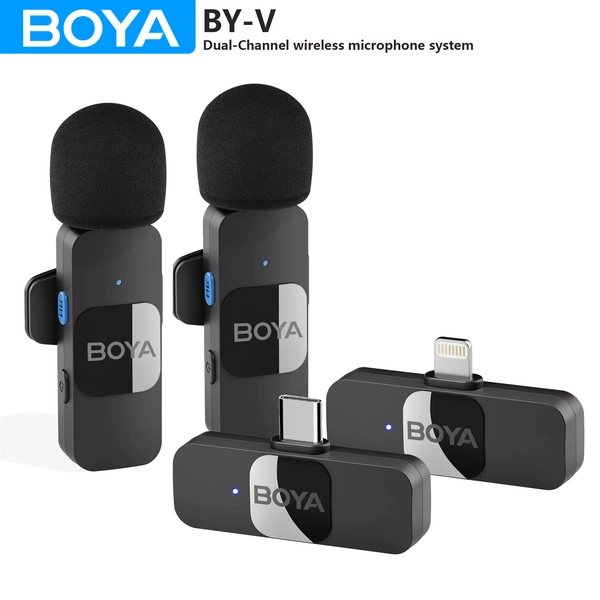 BOYA-Micr贸fono de solapa Lavalier