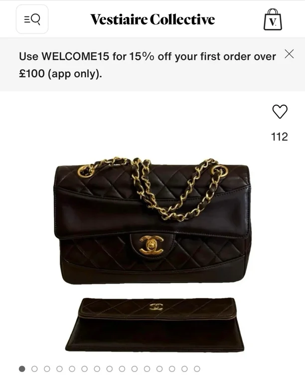 Trendy CC Flap leather handbag