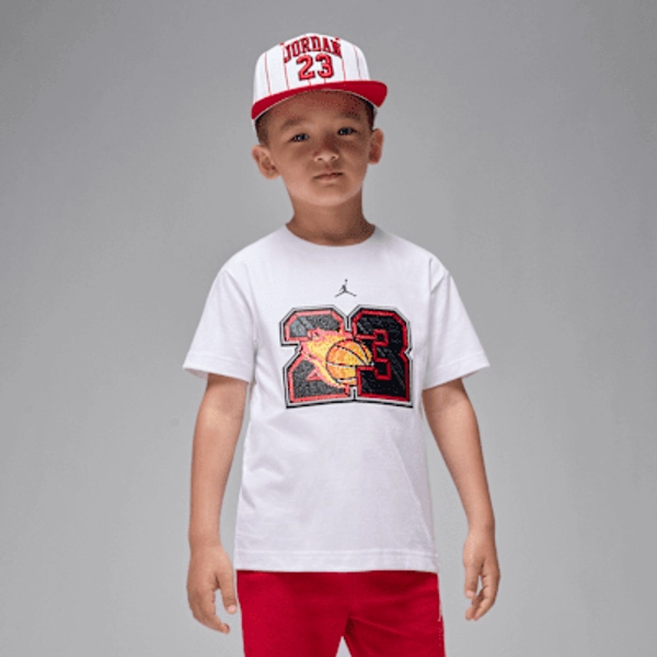 Jordan Customized Air Little Kids' Flame T-Shirt