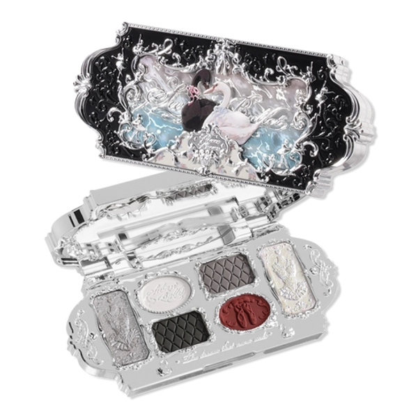 Swan Ballet Series Six-Color Makeup Palette - 02 Black Swan