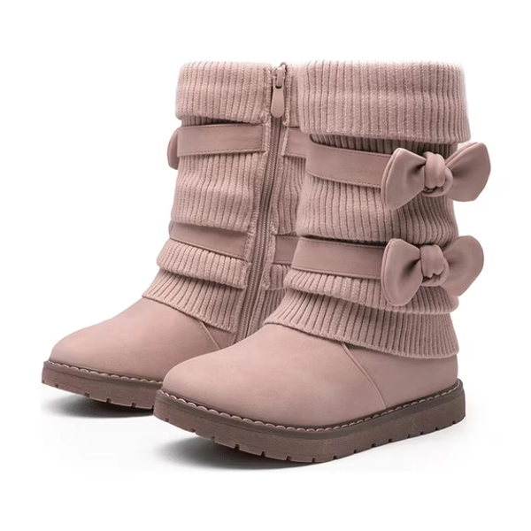 Dream Pairs Girl's Winter Snow Boots Warm Walking Mid Calf Shoes