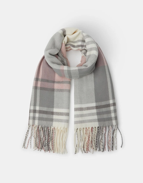 Pastel Check Blanket Scarf