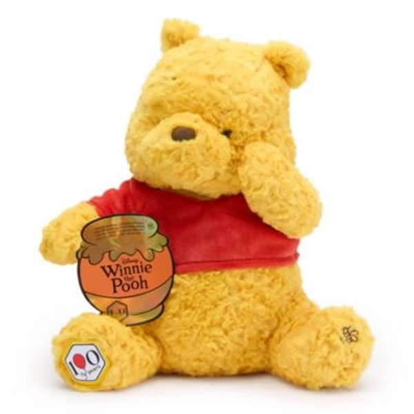 Peluche Winnie l'Ourson de luxe 100e anniversaire, 36 cm | Disney Store