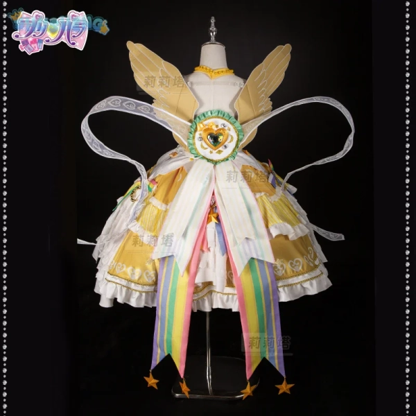 Manaka Laala Anime Pripara God Level Kleid Cosplay Kostüm Neues Mädchen Lolita Uniform Krone Requisite Perücke Halloween Karneval Süßer Anzug - AliExpress 200000532