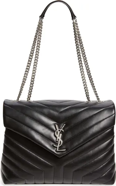 Medium Loulou Matelassé Leather Shoulder Bag