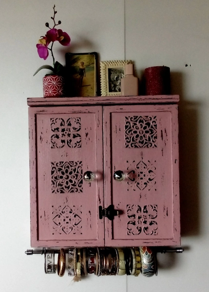 Jewelry Cabinet/ Armoire/ Wooden Display/jewelry Storage/ Wall Mounted Earrings Storage/jewelry Display/ Earrings Cabinet/ Gift for Her - Etsy