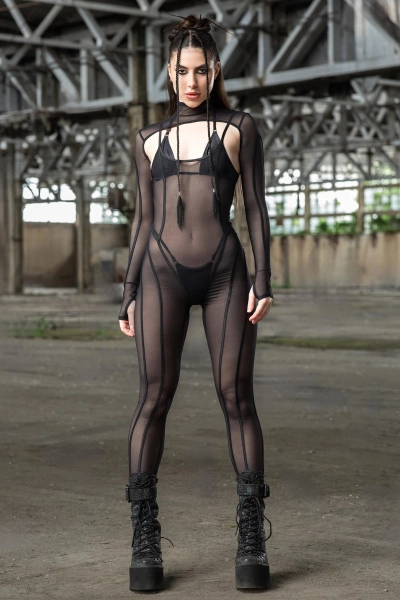 Sexy Mesh Jumper 