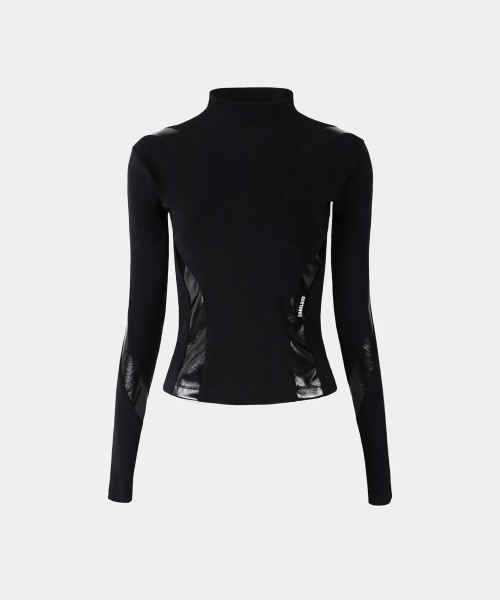 Duncan Mockneck Long Sleeve - Black