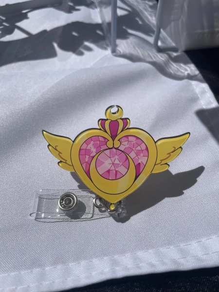Acrylic Sailor Moon Badge Reel