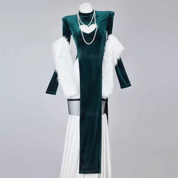Fubuki From Anime ONE PUNCH-MAN Fubuki Cheongsam Cosplay Costume Women  Velet Dress - AliExpress 
