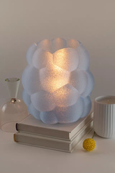 Honey & Ivy Element Three Table Lamp - Translucent Blue