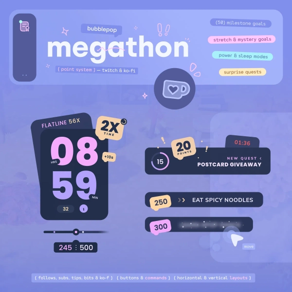 Megathon Widget Bundle by sayonani (@sayonani)