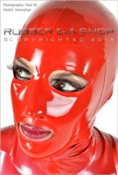 Black Contoured Panel Latex Hood