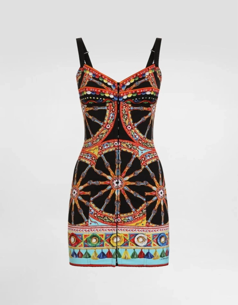 Dolce and Gabbana Carretto-print dress