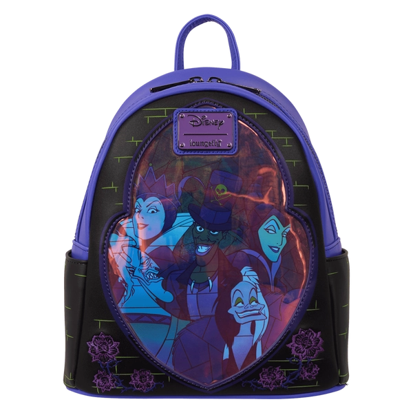 Disney Villains Exclusive Stained Glass Glow Mini Backpack