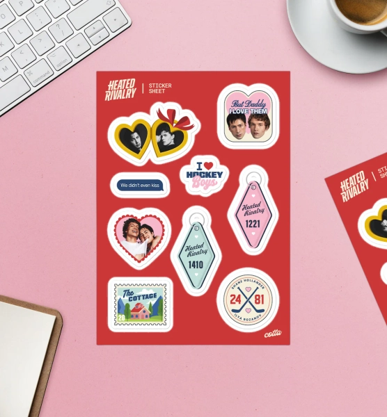 Heated Rivalry Stickers Sheet, Shane Hollander, Ilya Rozanov - Etsy