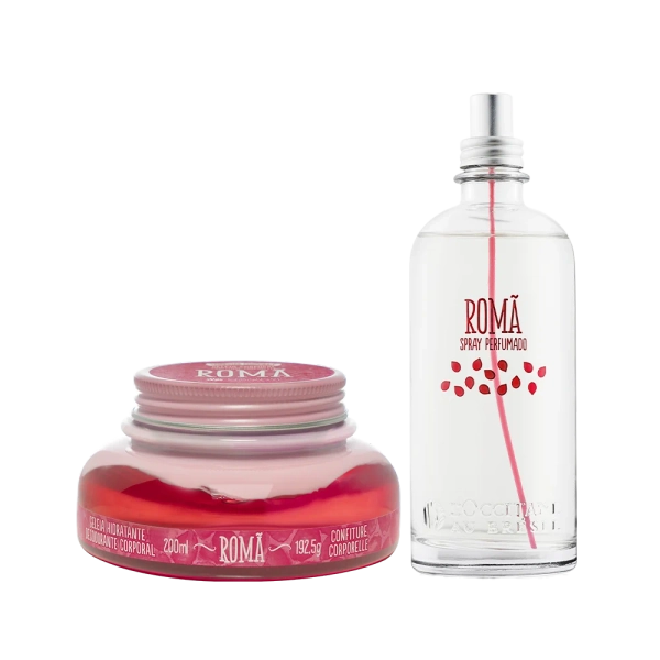 Combo Hidratação e Spray Perfumado Romã