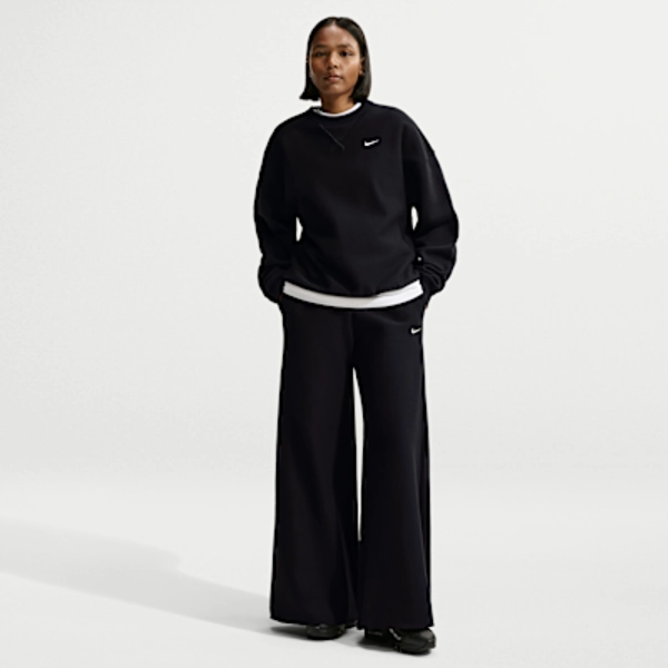 Nike Studio Fleece Heavyweight Women's Mid-Rise Wide-Leg Pants