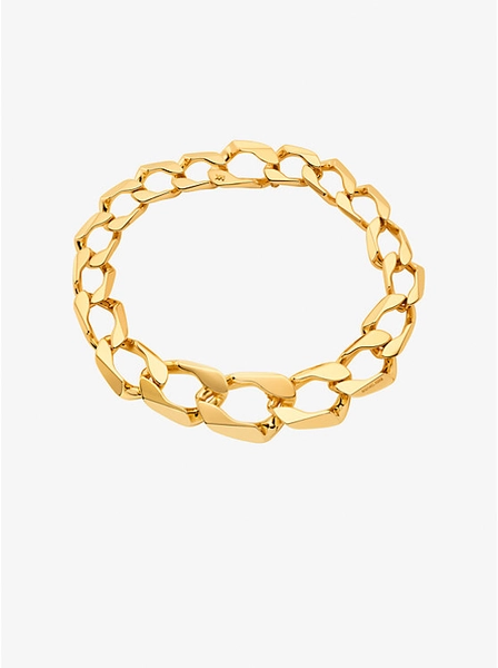 Michael Kors | Precious-Metal Plated Brass Curb Link Necklace