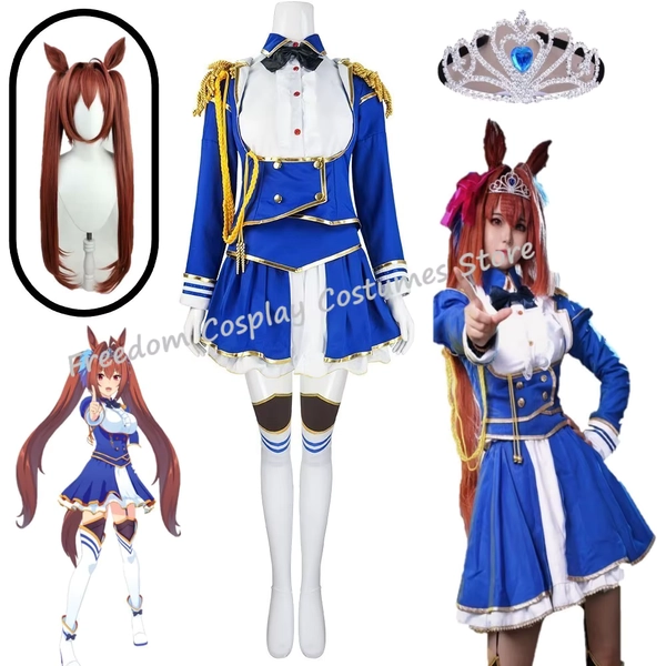Umamusume: Daiwa Scarlet Racing Outfit + Wig