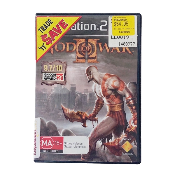 God Of War II (2) *Black Label* PLAYSTATION 2 PS2 Compete PAL Game VGC 