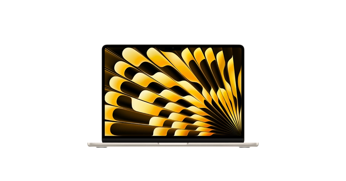 Buy MacBook Air, 13-inch, M4 Chip, 10-core CPU, 10-core GPU, Starlight, 24GB memory, 1TB storage