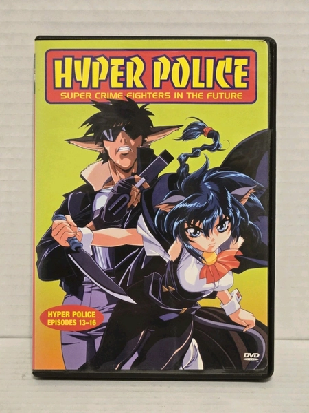 Hyper Police: Episodes 13-16 (DVD, 1998) Super Rare Hard To Find OOP 