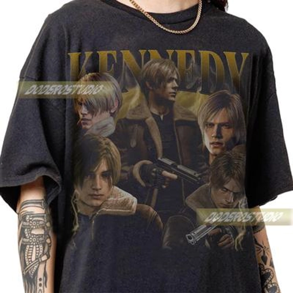 Limited Leon S Kennedy Vintage Shirt